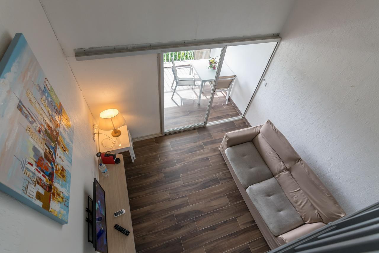 Superbe Studio En Duplex, Vue Sur Mer Et Piscine Apartment Le Gosier  Ngoại thất bức ảnh
